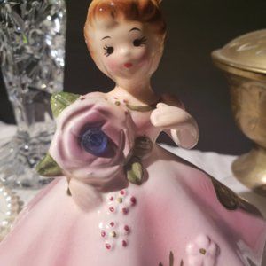 Vintage Josef Originals September Birthday Sapphire Birthstone Doll Figu…